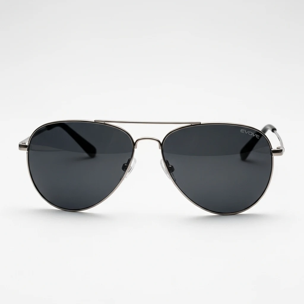 Evove polarized aviator sunglasses image 3