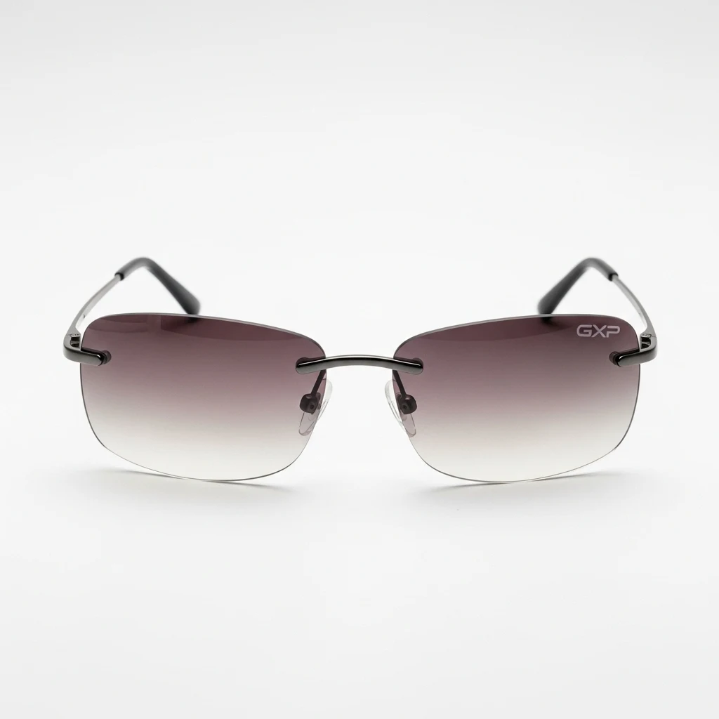 GXP rimless photochromic sunglasses