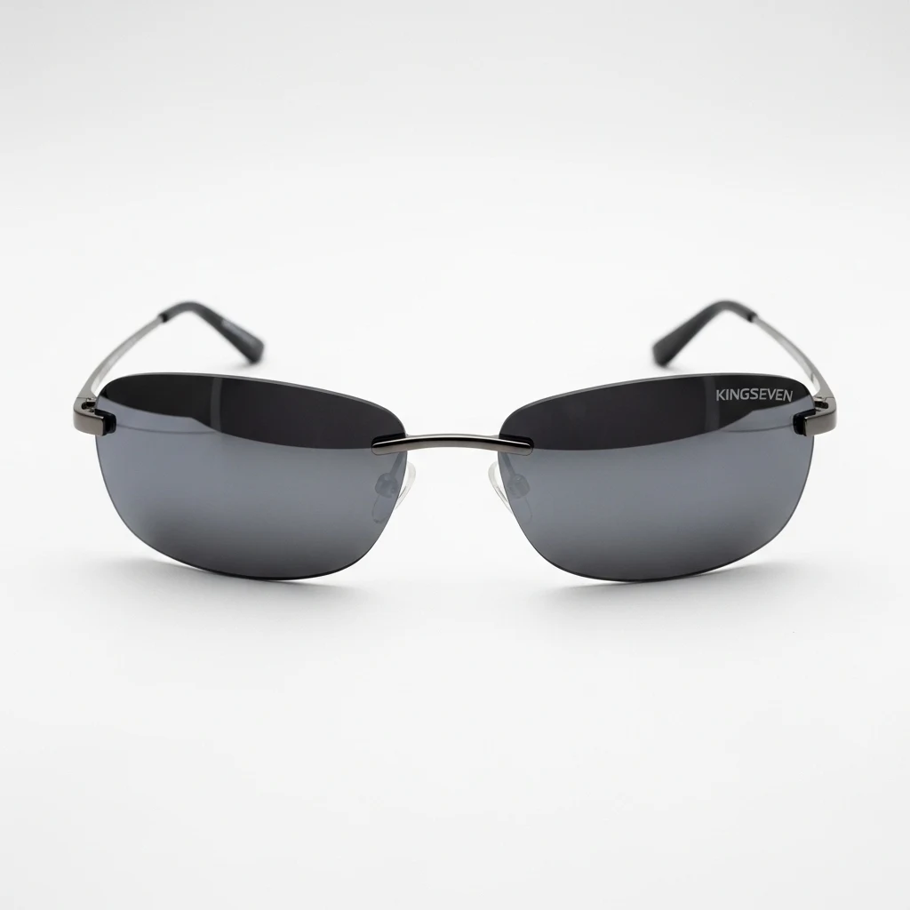 Kingseven rimless UV400 sunglasses image 3