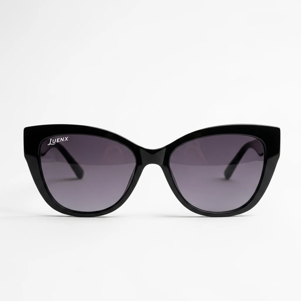 LUENX cat eye UV400 sunglasses image 3