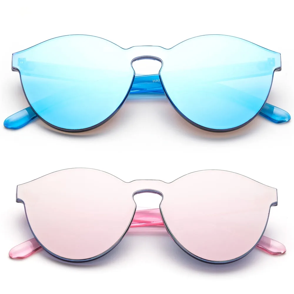 Newbee Fashion rimless sunglasses image 2