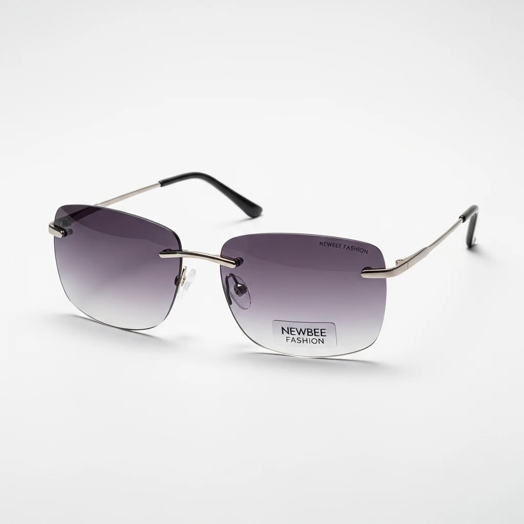 Newbee Fashion rimless sunglasses image 3