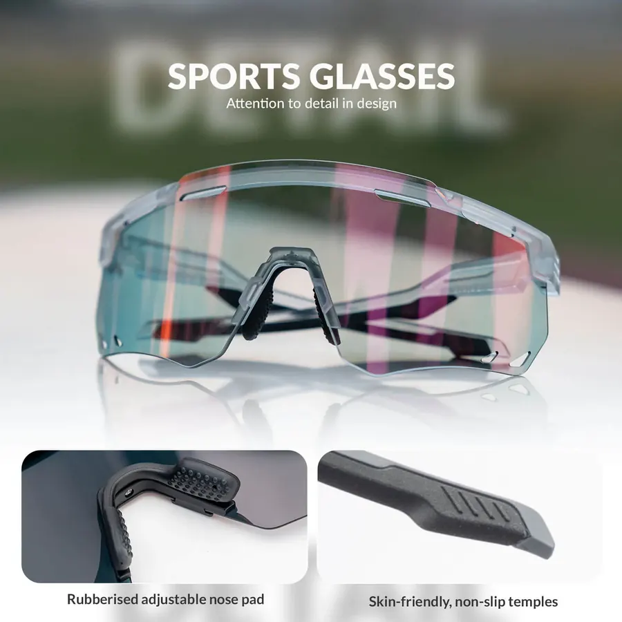ROCKBROS photochromic bike sunglasses image 2