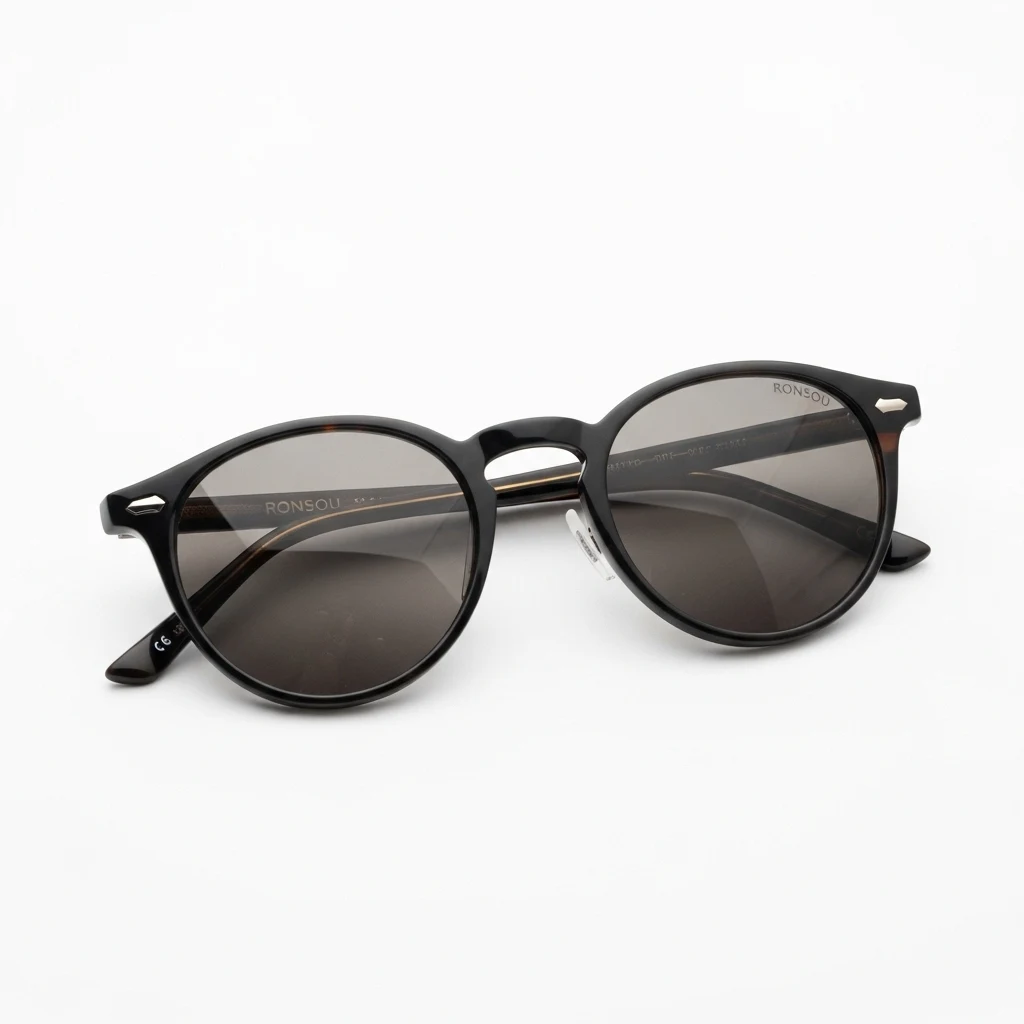 RONSOU retro round sunglasses image 3