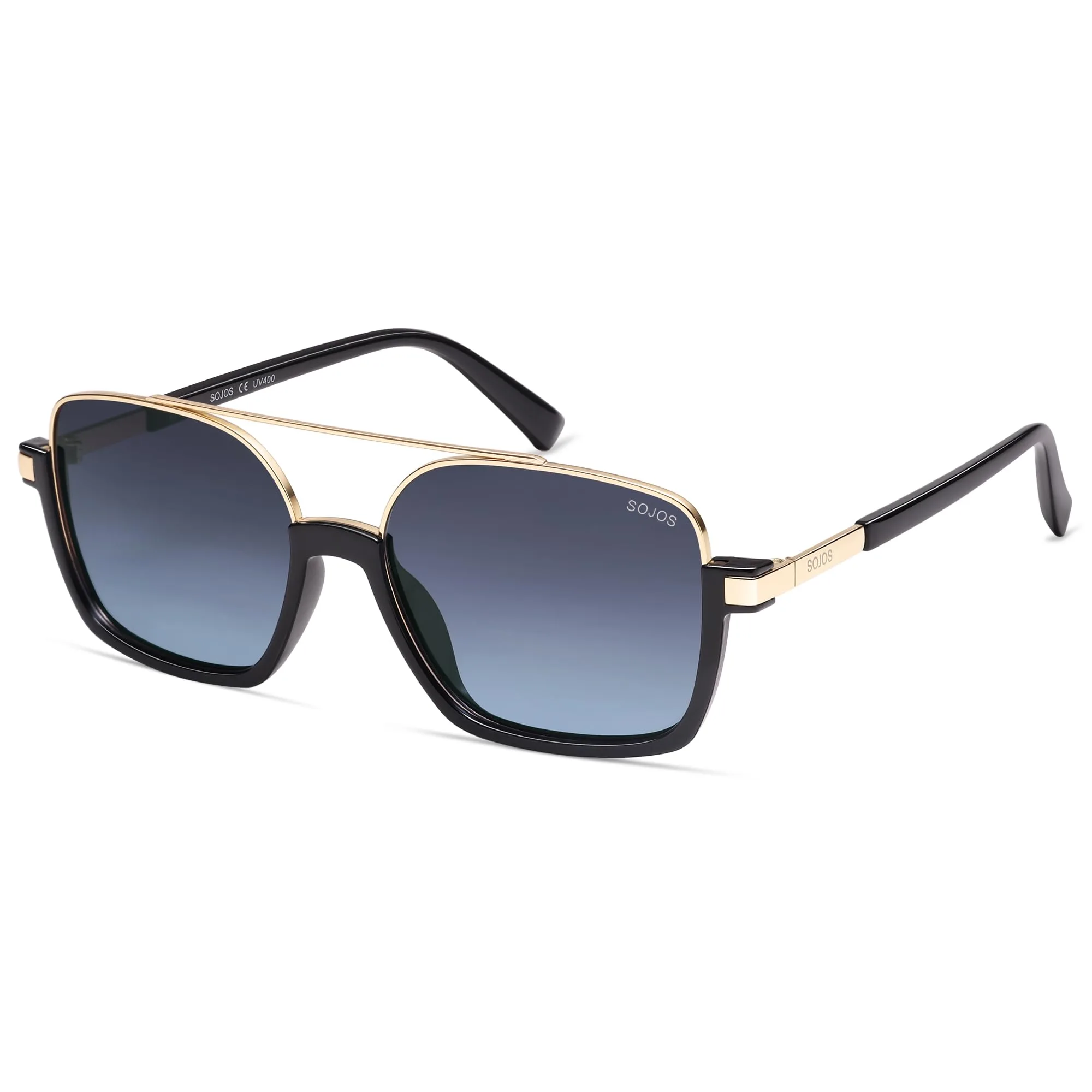 SOJOS oversized square sunglasses image 2
