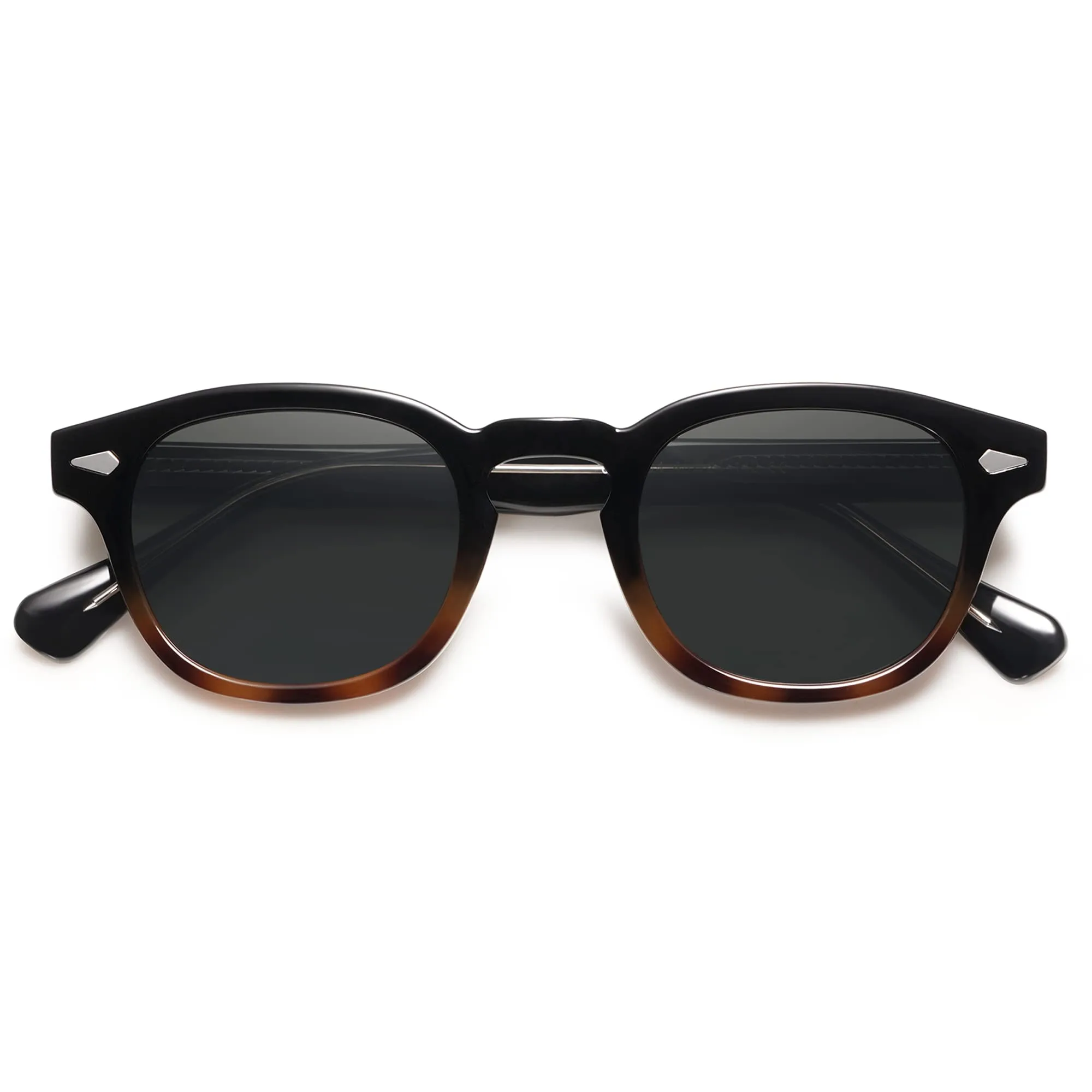 SOJOS retro round sunglasses