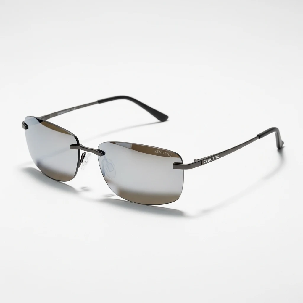 Zenottic polarized rimless sunglasses image 2