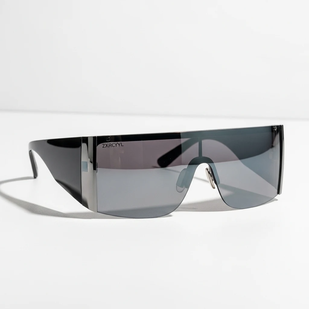 ZXRCYYL oversized shield sunglasses