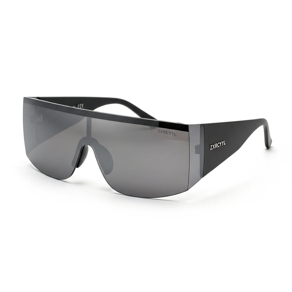 ZXRCYYL oversized shield sunglasses image 3